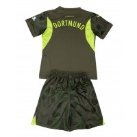 Camiseta Borussia Dortmund Portero Visitante Equipación para niños 2024-25 manga corta (+ pantalones cortos)